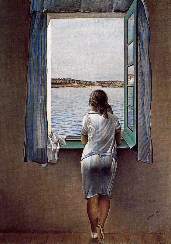 Noia a la finestra, 1925
