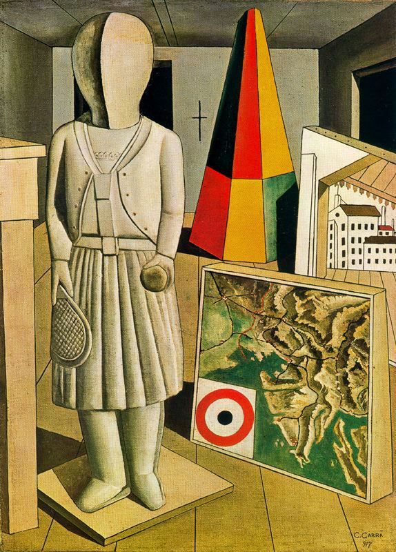 La Musa Metafisica 1917 Carlo Carra